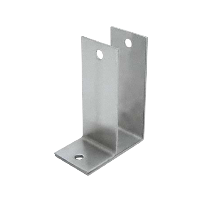 Stamped Stainless Steel, One Ear X-High 3/4" Wall Bracket - 0125