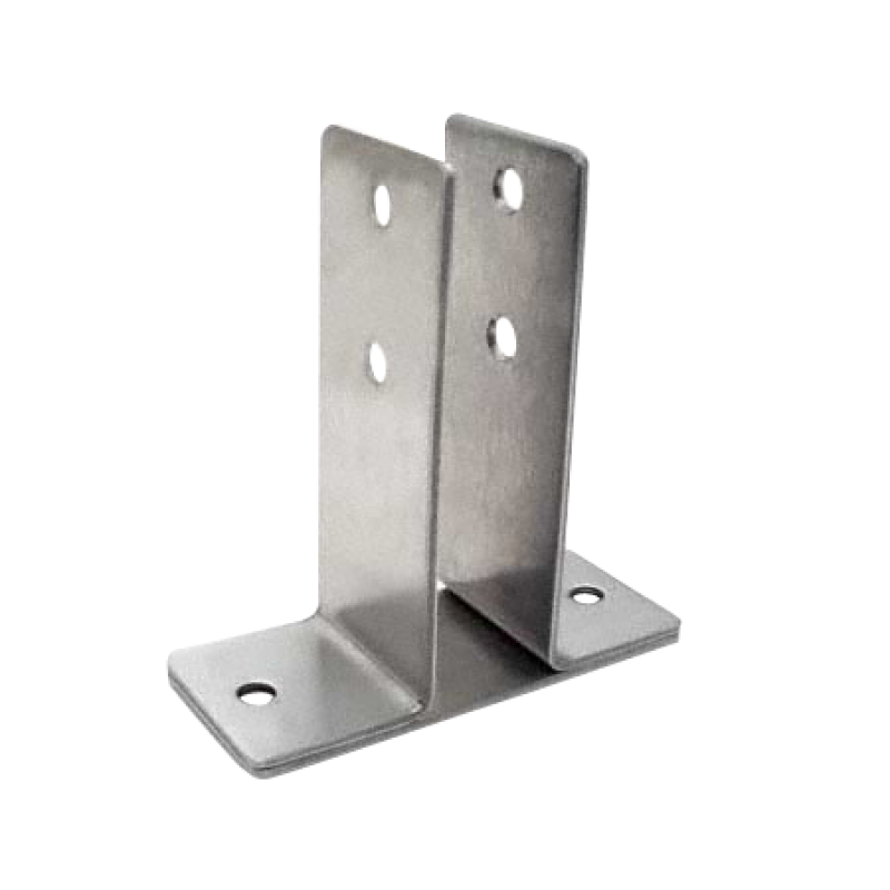 Stamped Stainless Steel, X-High Urinal Screen Bracket For 1" Material - 0128