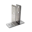 Stamped Stainless Steel, X-High Urinal Screen Bracket For 1-1/4" Material - 0133