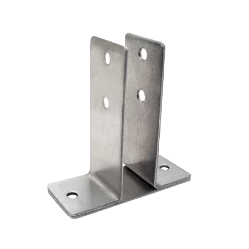 Stamped Stainless Steel, X-High Urinal Screen Bracket For 1-1/4" Material - 0133
