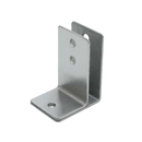 Stamped Stainless Steel, One Ear Urinal Screen Bracket For 1/2" Material - 0147
