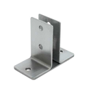 Stamped Stainless Steel, 2 Ear Urinal Screen Bracket For 1/2" Material - 0148