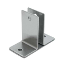 Stamped Stainless Steel, Two Ear 1/2" Wall Bracket - 0156