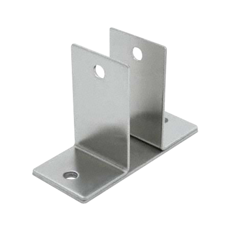 Stamped Stainless Steel, Two Ear 3/4" Wall Bracket - 0162
