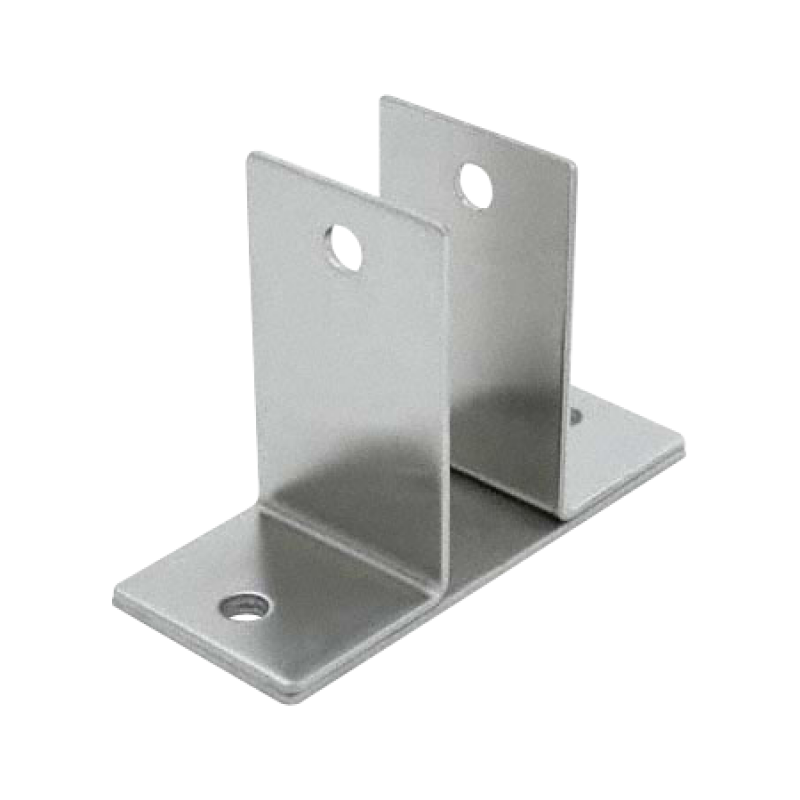 Stamped Stainless Steel, Two Ear 7/8" Wall Bracket - 0163