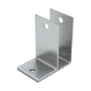 Stamped Stainless Steel, One Ear 3/4" Wall Bracket - 0164