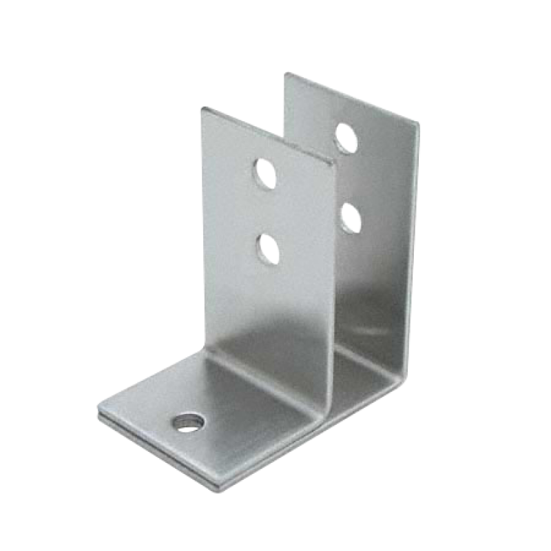 Stamped Stainless Steel, One Ear Urinal Screen Bracket For 3/4" Material - 0169