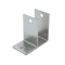 Stamped Stainless Steel, One Ear 1-1/4" Wall Bracket - 0184