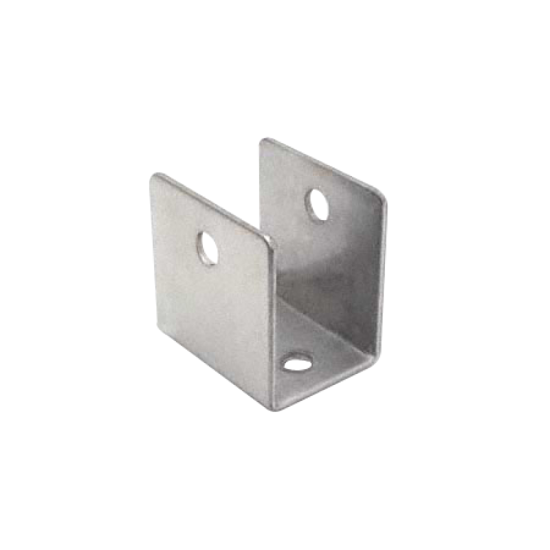Stamped Stainless Steel, "U" Bracket For 7/8" Material - Set of 8 - 0190