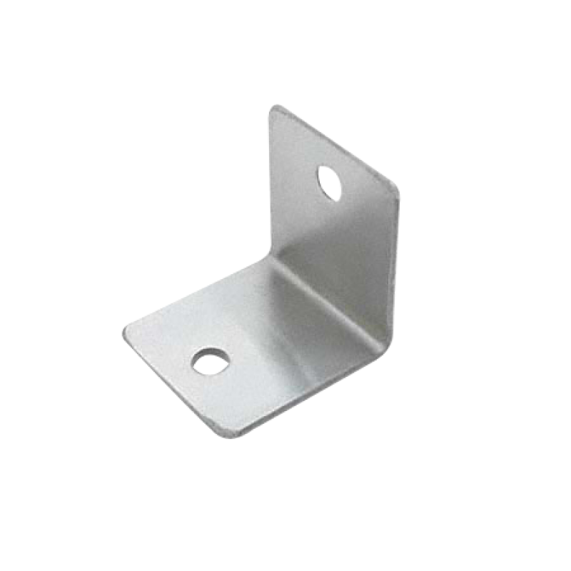 Toilet Partition, Stamped Stainless Steel Angle Bracket Set of 4 - 0201