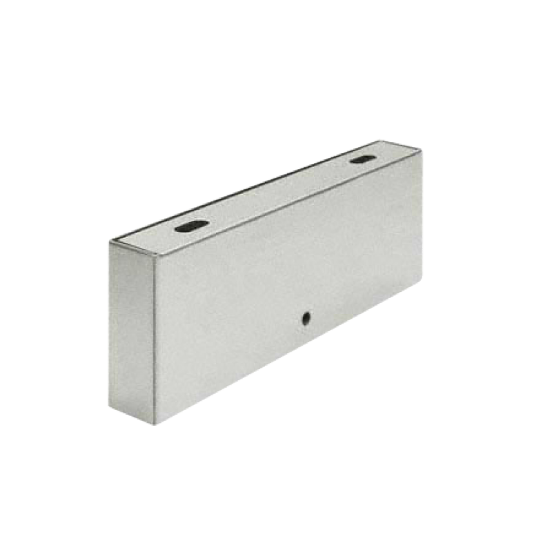 12" W X 3"H, For 1" Partition Material, Stainless Steel Pilaster Anchor Style Shoe  03012