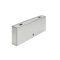 14" W X 3"H For 1" Partition Material, Stainless Steel Pilaster Anchor Style Shoe 03014