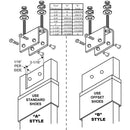Pilaster Post Anchoring Pack For 3/4" Ceiling Posts 03061