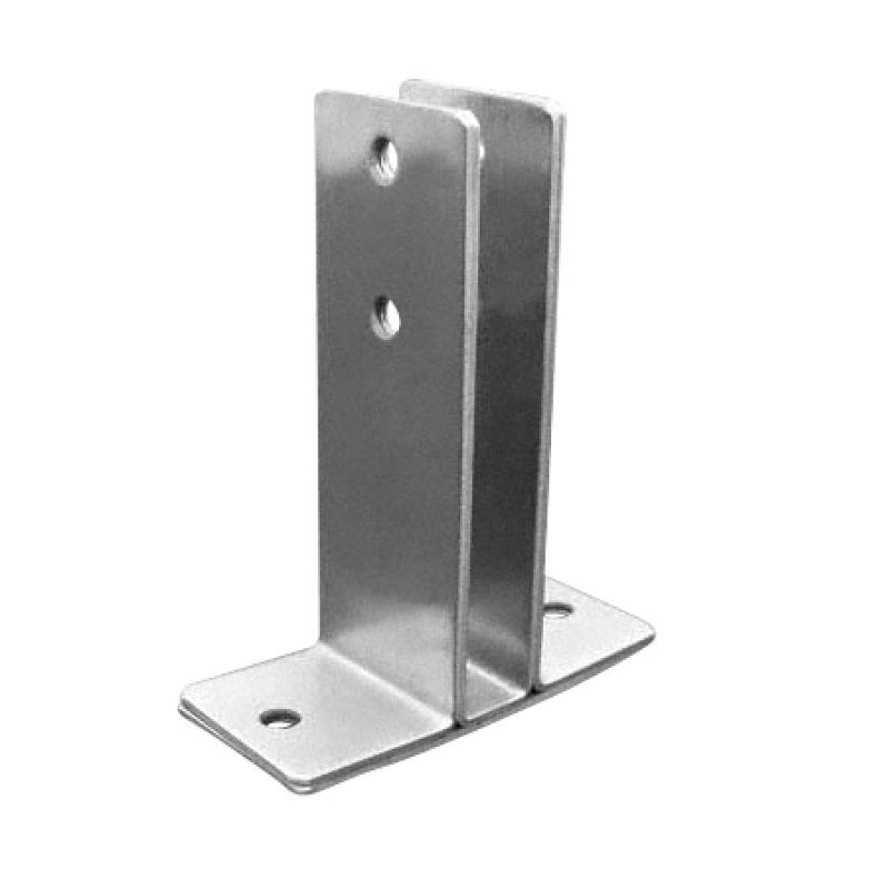 Stamped Stainless Steel, X-Heavy 2 Ear Urinal Screen Bracket For 1/2" Material - 0430
