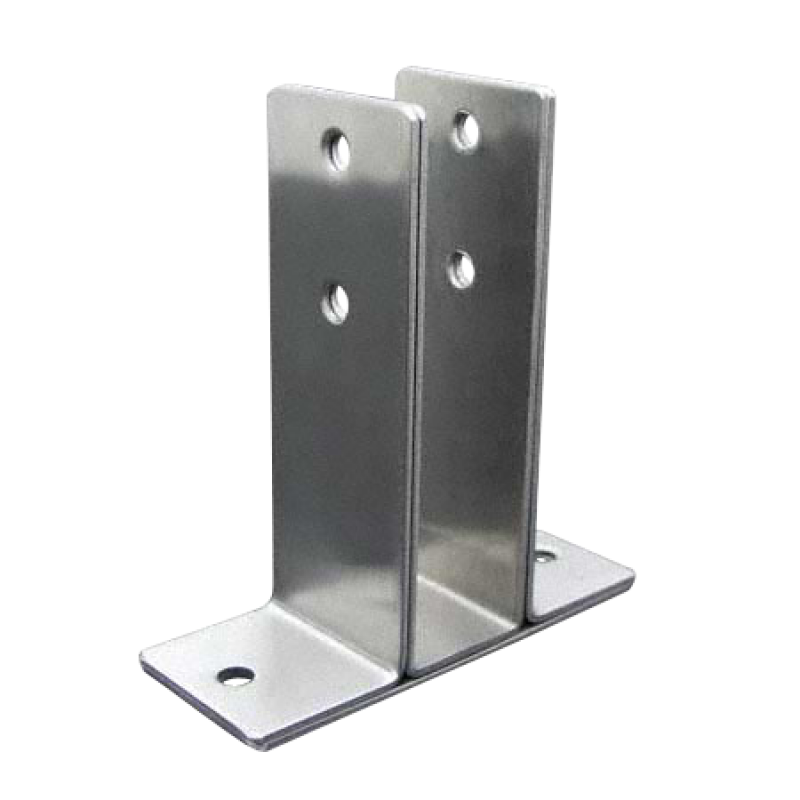 Stamped Stainless Steel, X-Heavy 2 Ear Urinal Screen Bracket For 1-1/4" Material - 0434