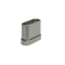 2" W X 3"H For 1-1/4" Partition Material, Stainless Steel, Round End, Pilaster Anchor Shoe 06102