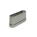 6" W X 3" H, For 1-1/4" Partition Material, Stainless Steel, Pilaster Shoe, For Baked Enamel Pilasters 06106