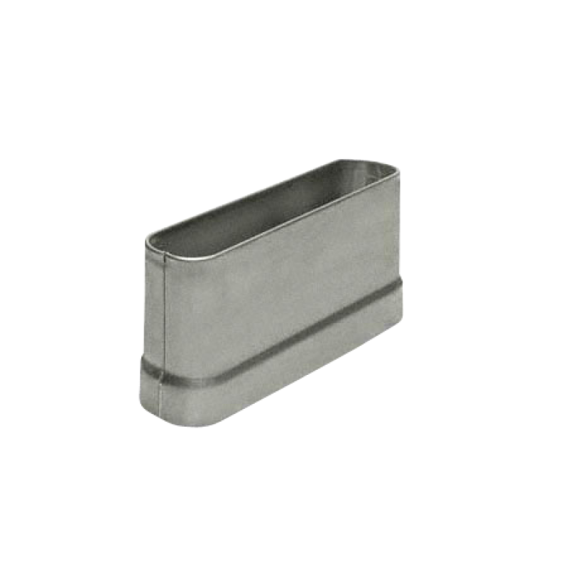 6" W X 3" H, For 1-1/4" Partition Material, Stainless Steel, Pilaster Shoe, For Baked Enamel Pilasters 06106