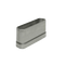 10" W X 3" H, For 1-1/4" Partition Material Stainless Steel, Pilaster Shoe, for Baked Enamel Pilasters 06110