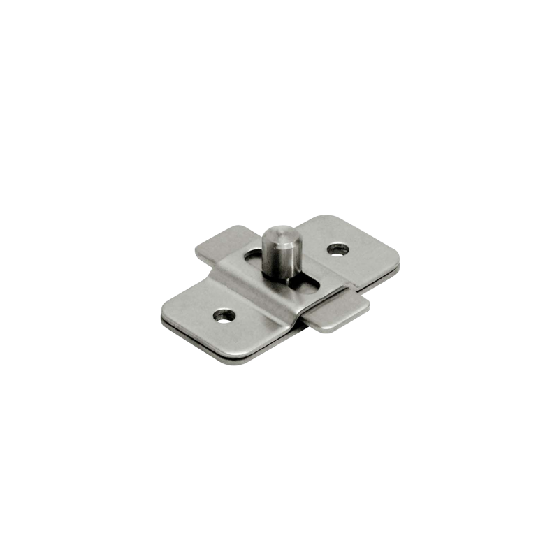 Partition Door Stamped Stainless Steel, Surface Mount Slide Latch 0630