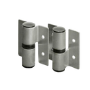 Stamped Stainless Steel Surface Mounted Partition Door Hinge Set - 0816
