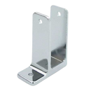 Chrome Plated Zamac, One Ear X-High Wall Bracket For 1" Material - 1127