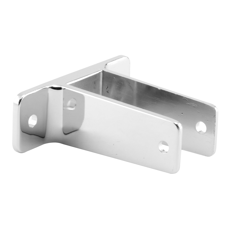 Restroom Partition Chrome Plated, X- High Wall Bracket To Accept 1-1/4" Partition Material - 1130