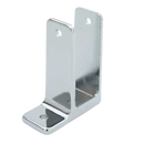 Chrome Plated Zamac, One Ear X-High Wall Bracket For 1-1/4" Material - 1131
