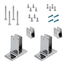 Chrome Plated Zamac, 2 Ear Panel Pack For 1/2" Material - 11500