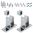 Chrome Plated Zamac, 2 Ear Panel Pack For 7/8" Material - 11502