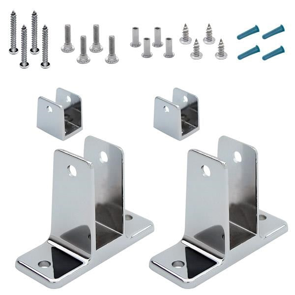 Chrome Plated Zamac, 2 Ear Panel Pack For 7/8" Material - 11502
