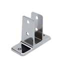 Chrome Plated Zamac, Two Ear Urinal Screen Bracket for 7/8" Material - 1160