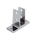 Chrome Plated Zamac, Two Ear Urinal Screen Bracket for 1" Material - 1161