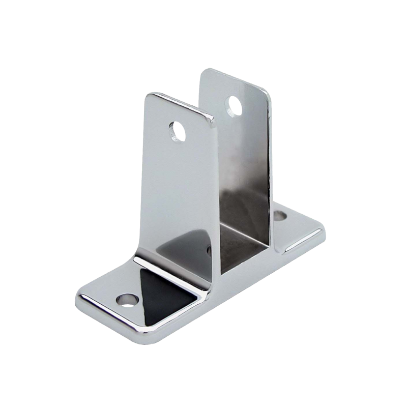 Toilet Compartment, Chrome Plated, Two Ear Wall Bracket For 7/8" Material - 1163