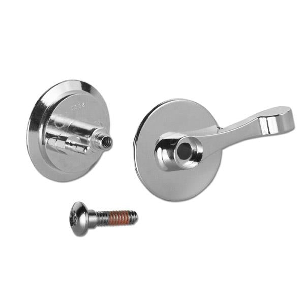 Chrome Plated, Handicap Concealed Latch Assembly With Center Screw - ADA Compliant -116350