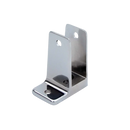 Chrome Plated Zamac, 1 Ear Wall Bracket For 7/8" Material - 1165
