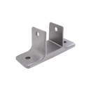 Chrome Plated Zamac, Two Ear Wall Bracket For 1-1/4" Material - 1181