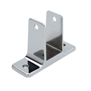 Toilet Compartment, Chrome Plated, Two Ear Wall Bracket For 1-1/4" Material - 1183