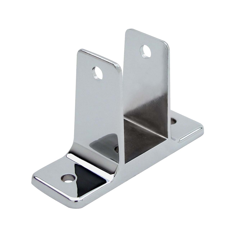 Toilet Compartment, Chrome Plated, Two Ear Wall Bracket For 1-1/4" Material - 1183