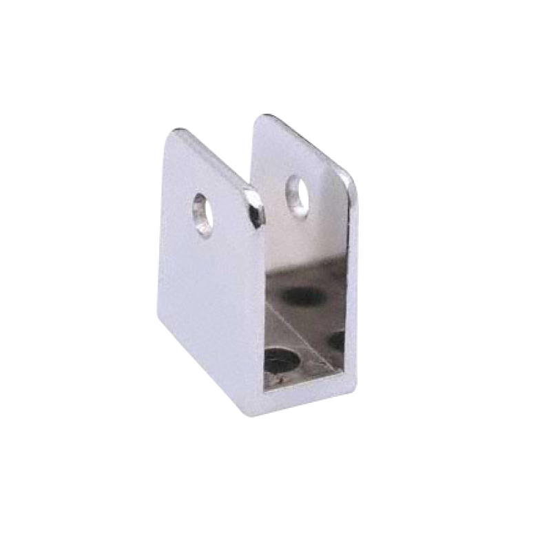 Chrome Plated Zamac, "U" Bracket for 1/2" Material - Set of 4 - 1187