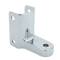 Chrome Plated Zamac, Bottom Door Hinge Bracket For 1-1/4" Round Pilaster - 1301