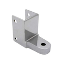 Chrome Plated Zamac, Door Bottom Hinge Bracket For 1-1/4" Square Pilasters -1331