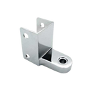 Chrome Plated Zamac, Bottom Door Hinge Bracket For 1-1/4" Material - 1346