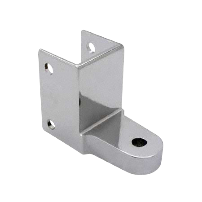 Chrome Plated Zamac Door Hinge Bracket For 1-1/4" Material - 1353