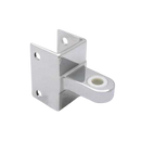 Chrome Plated Zamac Door Hinge Bracket For 1-1/4" Square Edged Pilasters - 1373