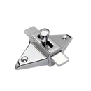 Bathroom Partition Door Chrome Plated Surface Mounted Diamond Shaped Slide Latch - 1502