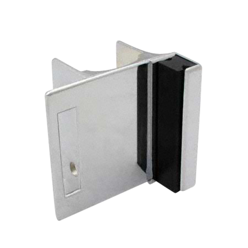Toilet Compartment Chrome Plated Inswing Strike and Keeper for Slide Latch 1531