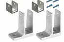 Cast Stainless Steel, 1 Ear Panel Pack for 7/8" Material - 41509