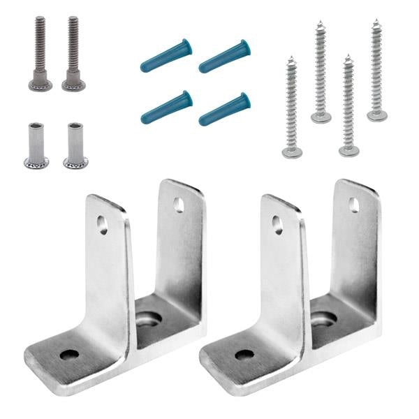 Cast Stainless Steel, 1 Ear Pilaster Pack For 1-1/4" Material 41523
