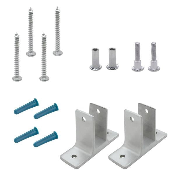 Cast Stainless Steel, 2 Ear Pilaster Pack For 1" Material 41528